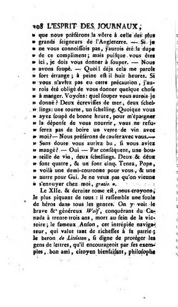 L'esprit des journaux françois et étrangers