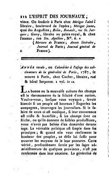 L'esprit des journaux françois et étrangers