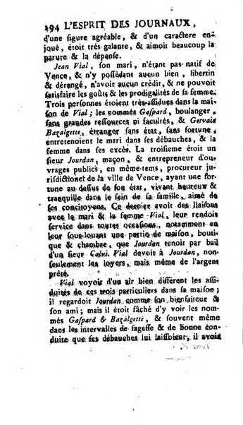 L'esprit des journaux françois et étrangers