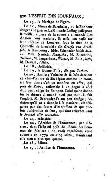 L'esprit des journaux françois et étrangers