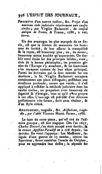 L'esprit des journaux françois et étrangers