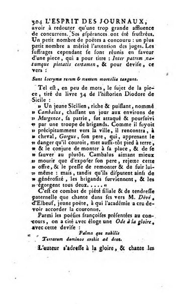 L'esprit des journaux françois et étrangers