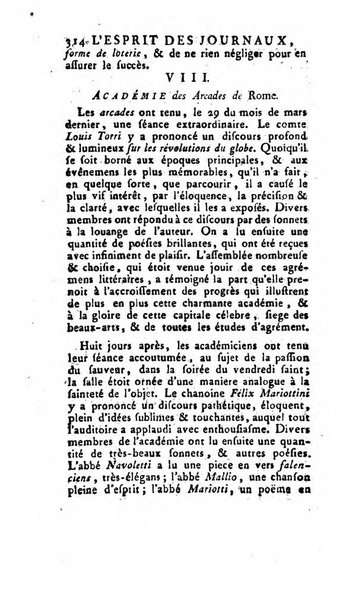 L'esprit des journaux françois et étrangers