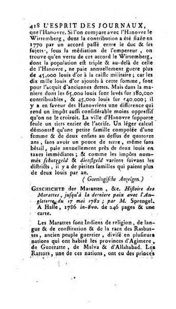 L'esprit des journaux françois et étrangers