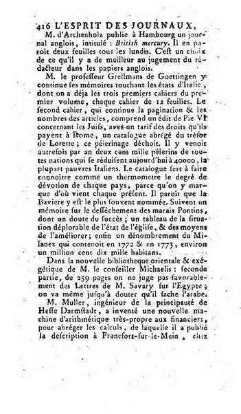 L'esprit des journaux françois et étrangers