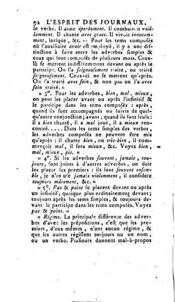 L'esprit des journaux françois et étrangers