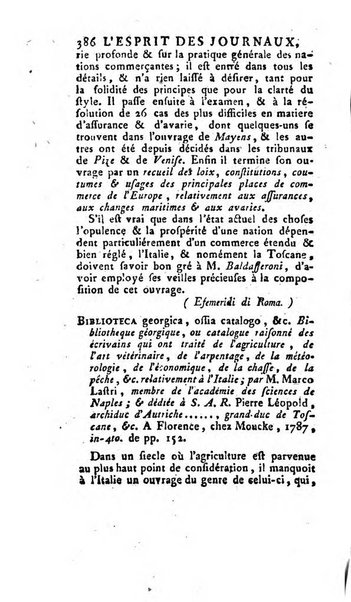 L'esprit des journaux françois et étrangers