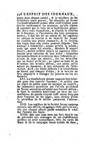 L'esprit des journaux françois et étrangers