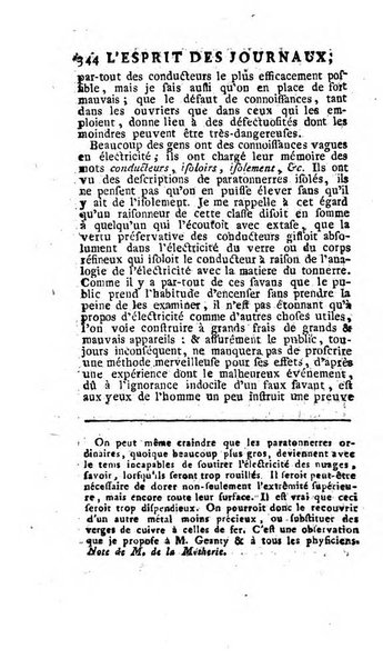 L'esprit des journaux françois et étrangers