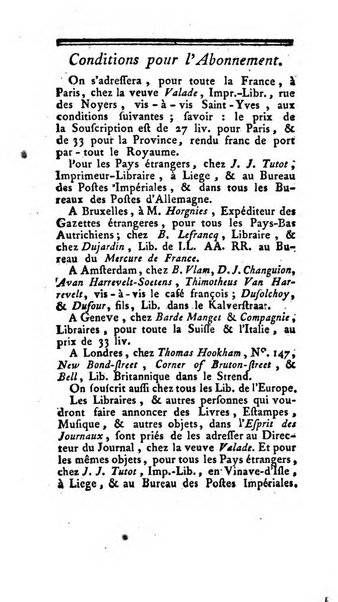 L'esprit des journaux françois et étrangers