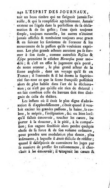 L'esprit des journaux françois et étrangers