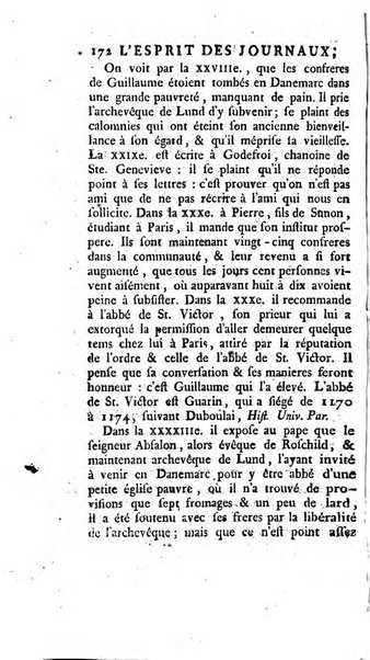 L'esprit des journaux françois et étrangers