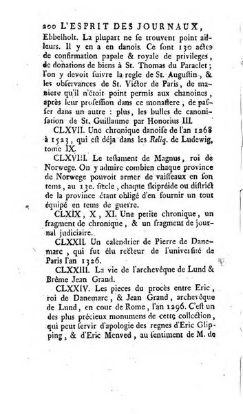 L'esprit des journaux françois et étrangers