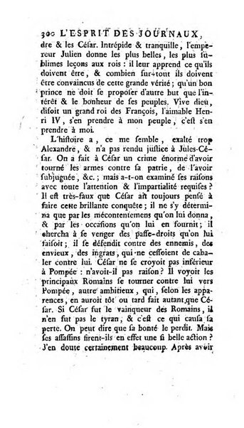 L'esprit des journaux françois et étrangers