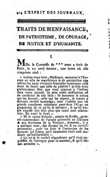 L'esprit des journaux françois et étrangers