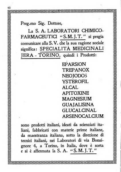 Il farmacista italiano bollettino ufficiale mensile del Sindacato nazionale fascista dei farmacisti