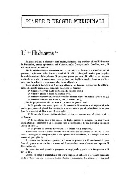 Il farmacista italiano bollettino ufficiale mensile del Sindacato nazionale fascista dei farmacisti