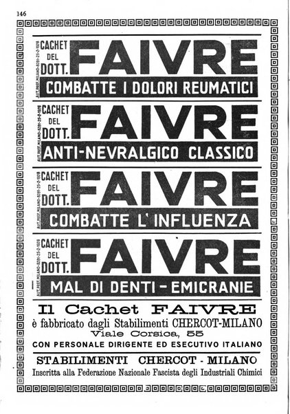 Il farmacista italiano bollettino ufficiale mensile del Sindacato nazionale fascista dei farmacisti