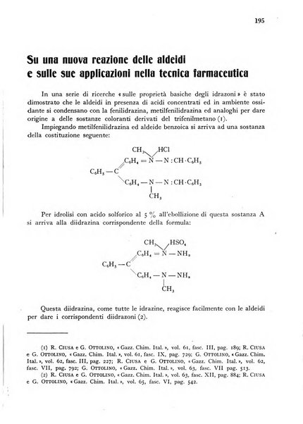 Il farmacista italiano bollettino ufficiale mensile del Sindacato nazionale fascista dei farmacisti