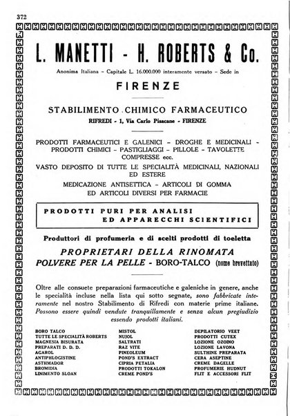 Il farmacista italiano bollettino ufficiale mensile del Sindacato nazionale fascista dei farmacisti