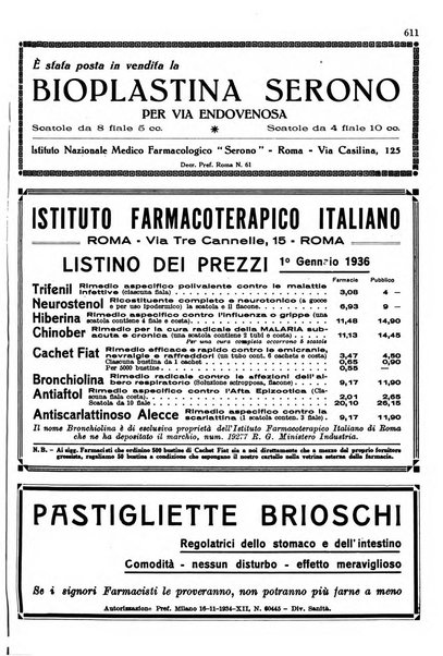 Il farmacista italiano bollettino ufficiale mensile del Sindacato nazionale fascista dei farmacisti