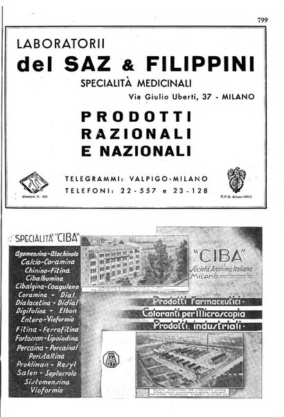 Il farmacista italiano bollettino ufficiale mensile del Sindacato nazionale fascista dei farmacisti