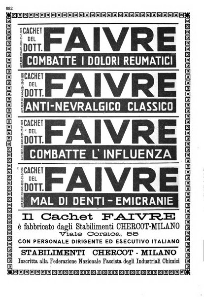 Il farmacista italiano bollettino ufficiale mensile del Sindacato nazionale fascista dei farmacisti