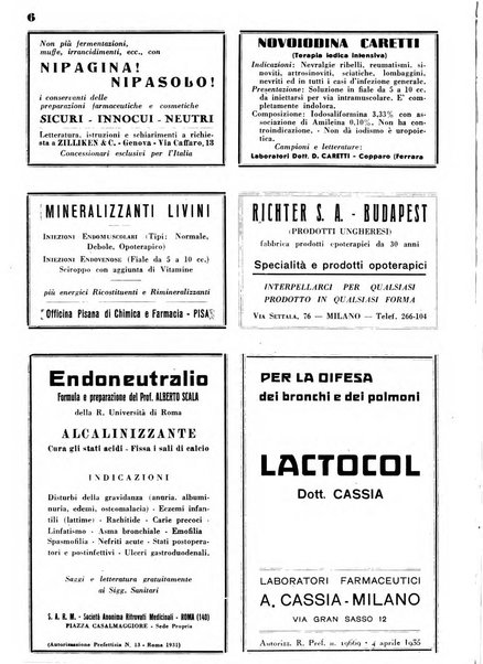 Il farmacista italiano bollettino ufficiale mensile del Sindacato nazionale fascista dei farmacisti