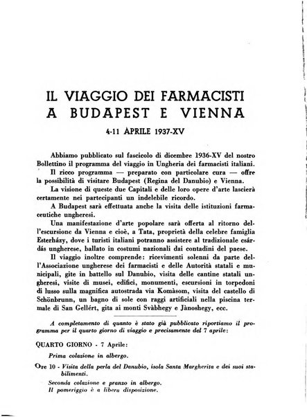 Il farmacista italiano bollettino ufficiale mensile del Sindacato nazionale fascista dei farmacisti