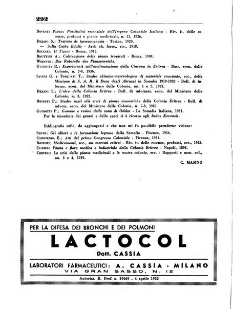 Il farmacista italiano bollettino ufficiale mensile del Sindacato nazionale fascista dei farmacisti