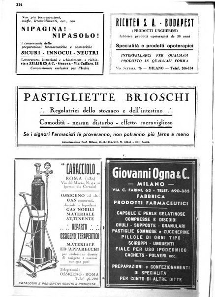 Il farmacista italiano bollettino ufficiale mensile del Sindacato nazionale fascista dei farmacisti