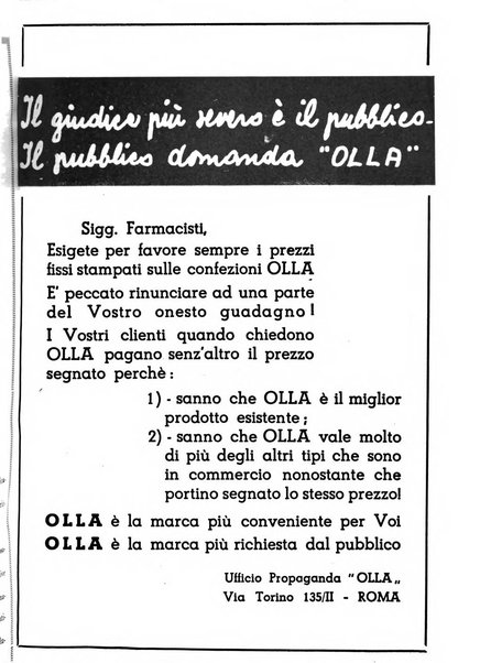 Il farmacista italiano bollettino ufficiale mensile del Sindacato nazionale fascista dei farmacisti