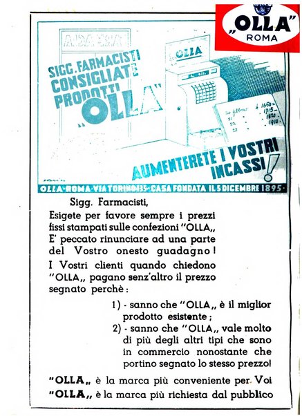 Il farmacista italiano bollettino ufficiale mensile del Sindacato nazionale fascista dei farmacisti