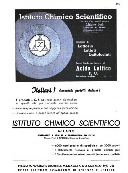 Il farmacista italiano bollettino ufficiale mensile del Sindacato nazionale fascista dei farmacisti