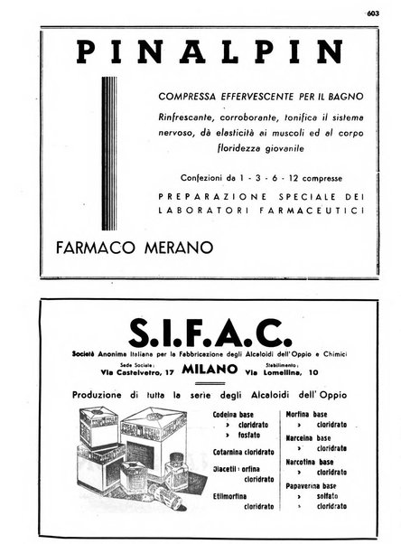 Il farmacista italiano bollettino ufficiale mensile del Sindacato nazionale fascista dei farmacisti