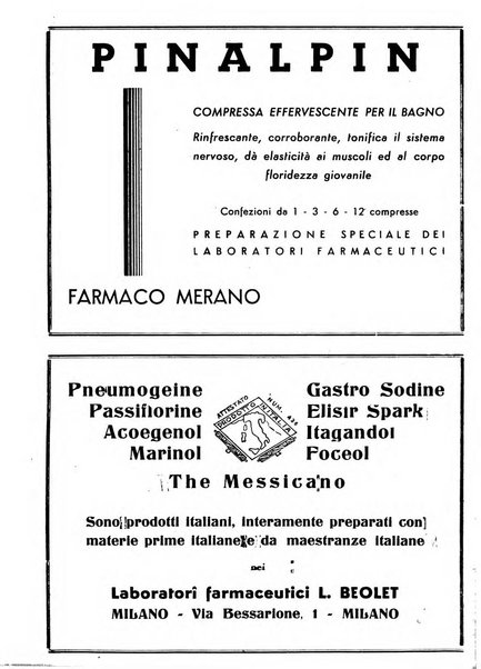 Il farmacista italiano bollettino ufficiale mensile del Sindacato nazionale fascista dei farmacisti