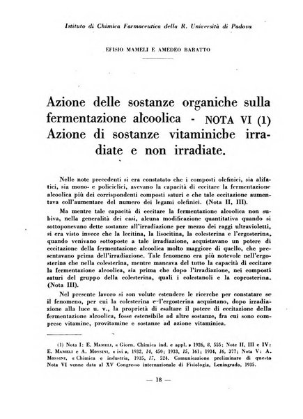 Il farmacista italiano bollettino ufficiale mensile del Sindacato nazionale fascista dei farmacisti