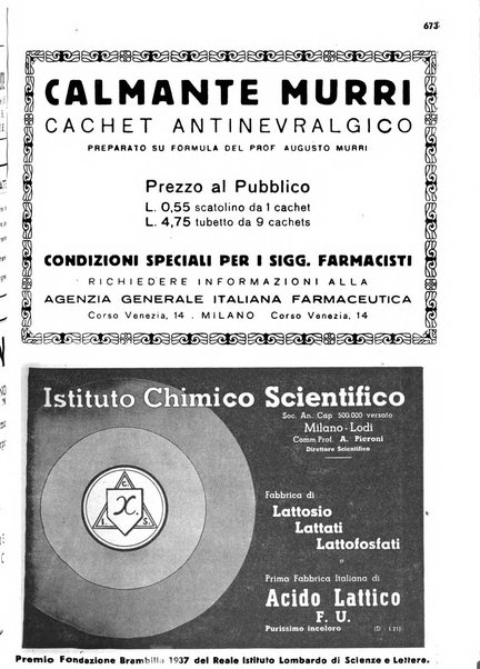 Il farmacista italiano bollettino ufficiale mensile del Sindacato nazionale fascista dei farmacisti