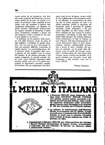 Il farmacista italiano bollettino ufficiale mensile del Sindacato nazionale fascista dei farmacisti