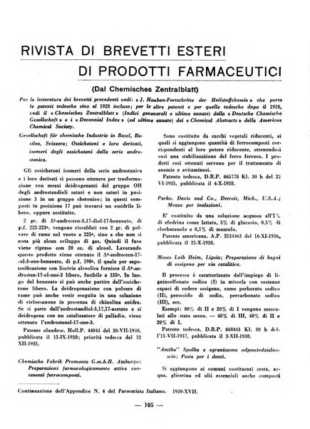 Il farmacista italiano bollettino ufficiale mensile del Sindacato nazionale fascista dei farmacisti