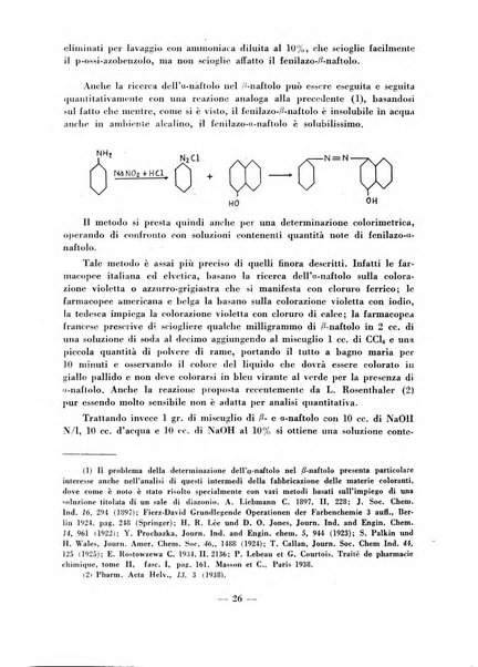 Il farmacista italiano bollettino ufficiale mensile del Sindacato nazionale fascista dei farmacisti