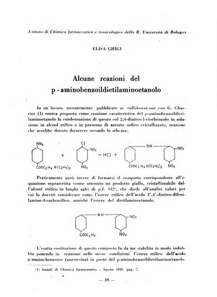 Il farmacista italiano bollettino ufficiale mensile del Sindacato nazionale fascista dei farmacisti