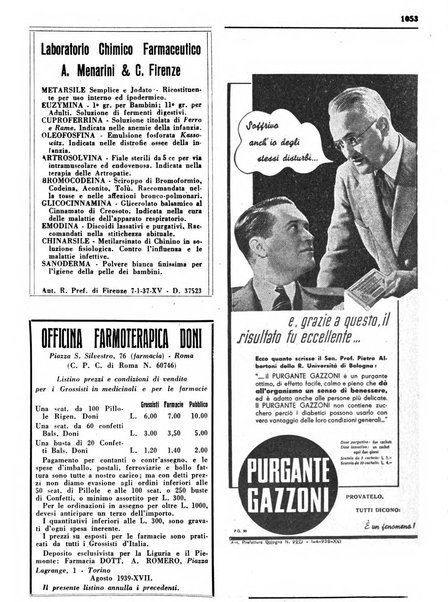 Il farmacista italiano bollettino ufficiale mensile del Sindacato nazionale fascista dei farmacisti