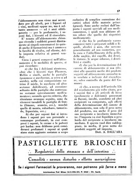 Il farmacista italiano bollettino ufficiale mensile del Sindacato nazionale fascista dei farmacisti