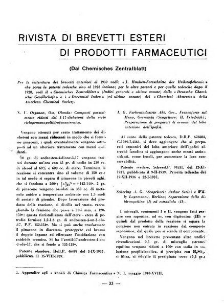 Il farmacista italiano bollettino ufficiale mensile del Sindacato nazionale fascista dei farmacisti