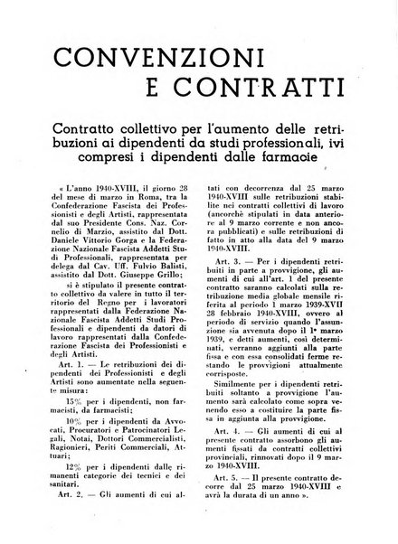 Il farmacista italiano bollettino ufficiale mensile del Sindacato nazionale fascista dei farmacisti