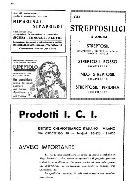 Il farmacista italiano bollettino ufficiale mensile del Sindacato nazionale fascista dei farmacisti