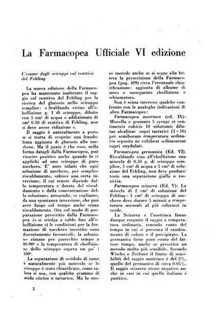 Il farmacista italiano bollettino ufficiale mensile del Sindacato nazionale fascista dei farmacisti