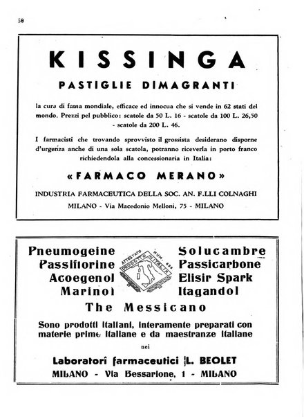 Il farmacista italiano bollettino ufficiale mensile del Sindacato nazionale fascista dei farmacisti