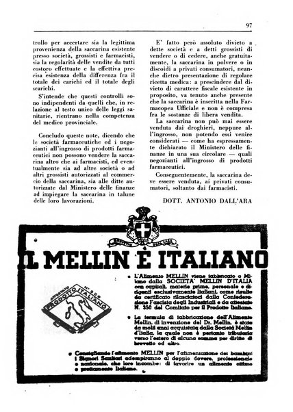 Il farmacista italiano bollettino ufficiale mensile del Sindacato nazionale fascista dei farmacisti